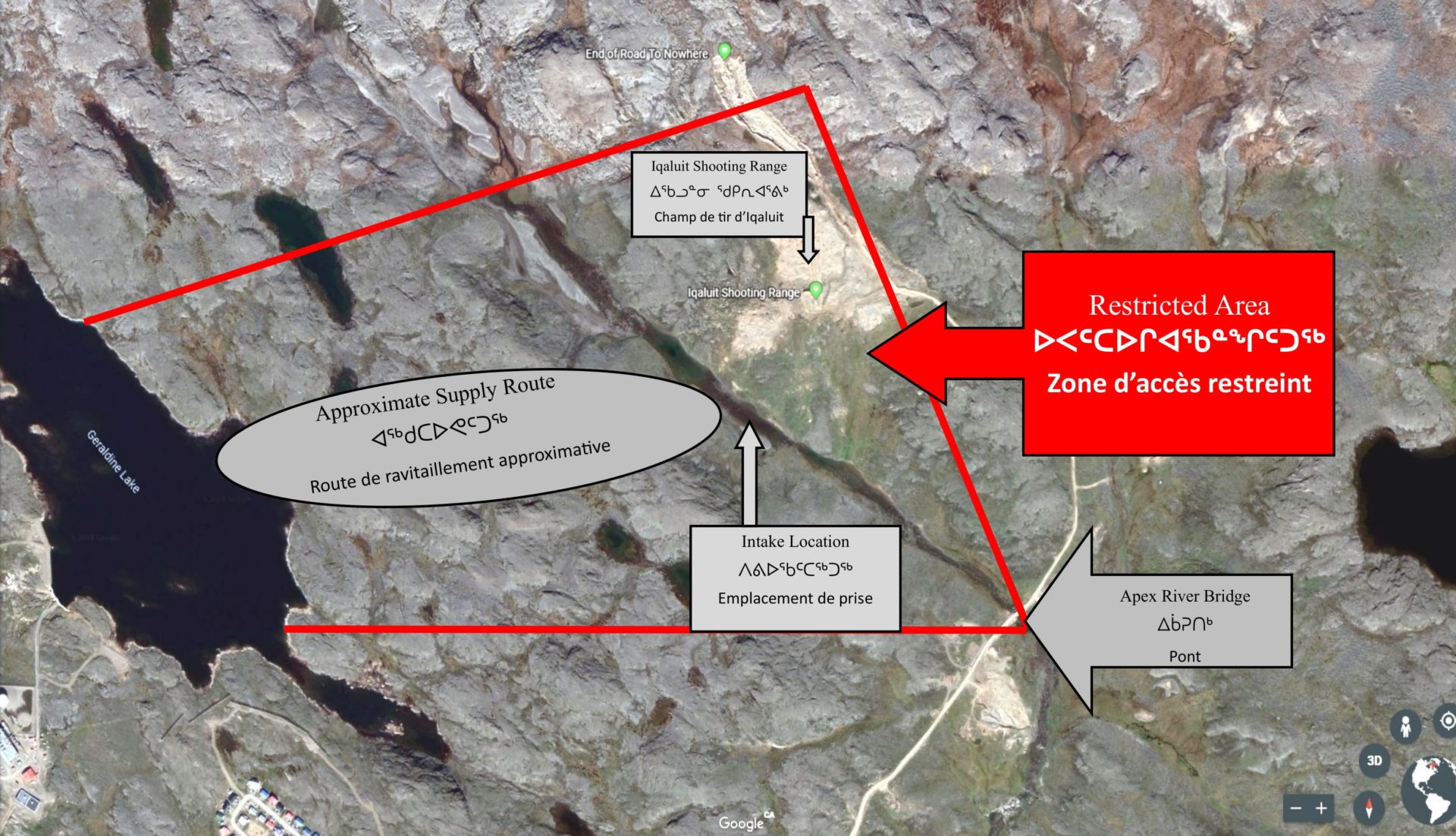 Diversion of Water from Apex River to Lake Geraldine Underway in