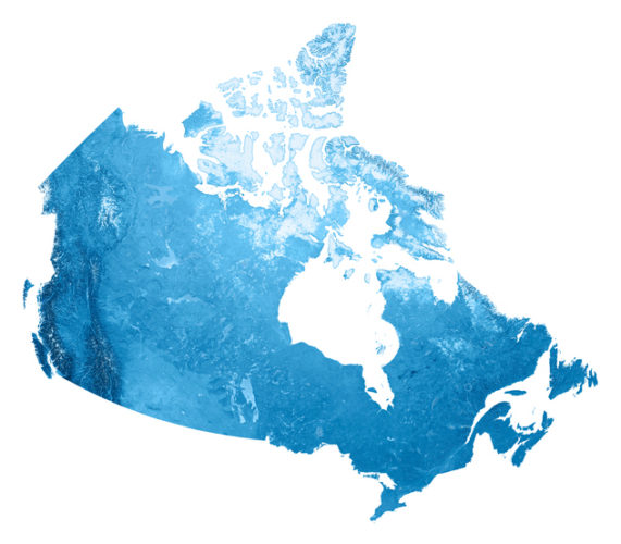 canada topography