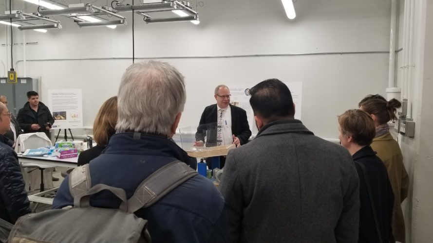 Pictured: Barry Orr, lead author of the report on Defining ‘Flushability’ for Sewer Use. He presented the results of the report at an event hosted by Ryerson University on April 4, 2019.