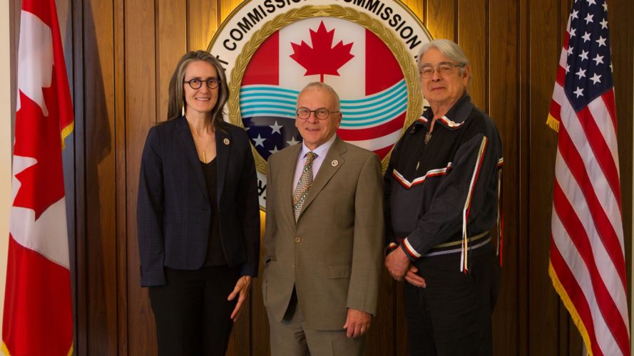 The three new Canadian IJC Commissioners are pictures