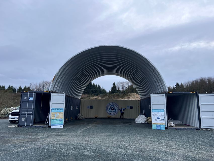 Ocean Plastic Depot opens in regional district of Mount Waddington, B.C