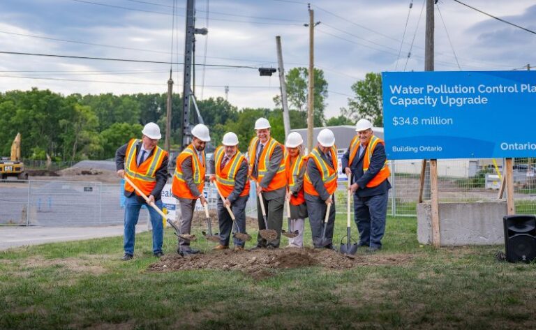 Napanee Water Pollution Control Plant Upgrade - Breaking Ground