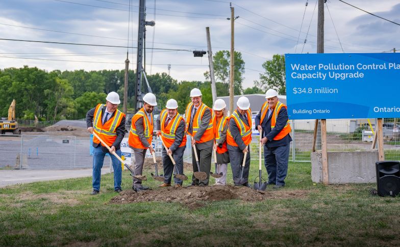 Napanee Water Pollution Control Plant Upgrade - Breaking Ground
