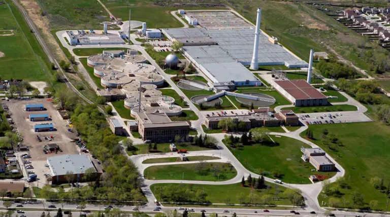 Aerial view of the NEWPCC